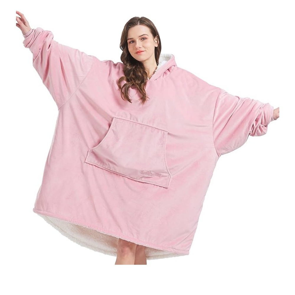Cozy Pink Fleece Hoodie